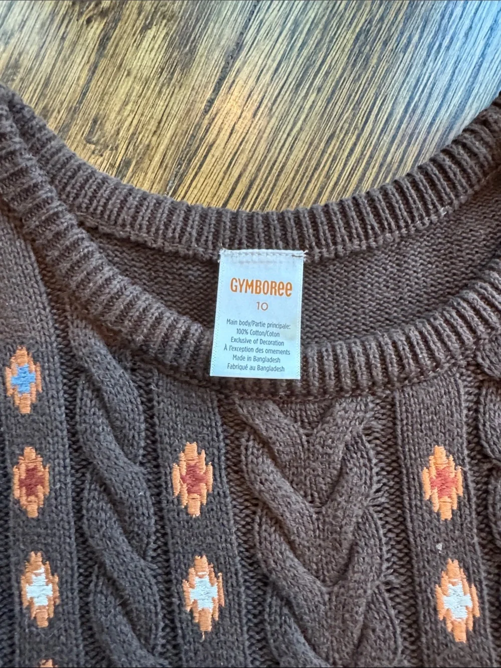 Gymboree bear sweater dress